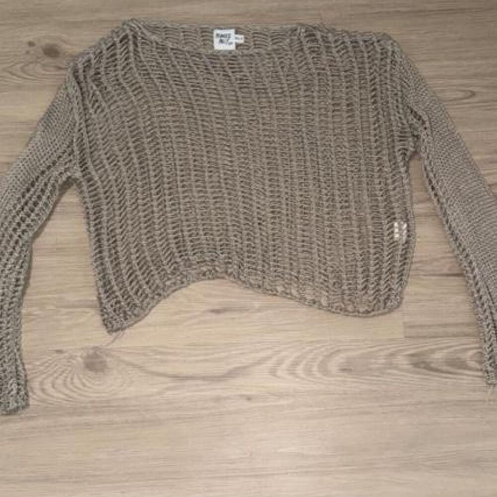 Princess-polly Women's Brown and Tan Crop-top